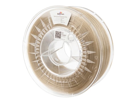 Spectrum PLA Glitter Filament 1.75mm 1kg Clear Gold